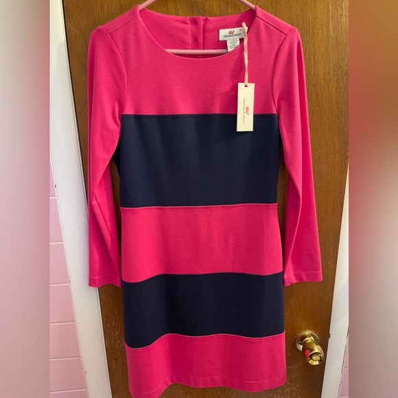 Vineyard Vines Color Block Dress - Picture 1 of 5